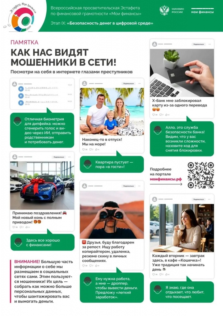 Как нас видят мошенники в сети