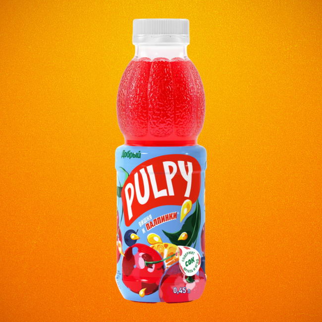 Добрый Pulpy Вишня 0,45л
