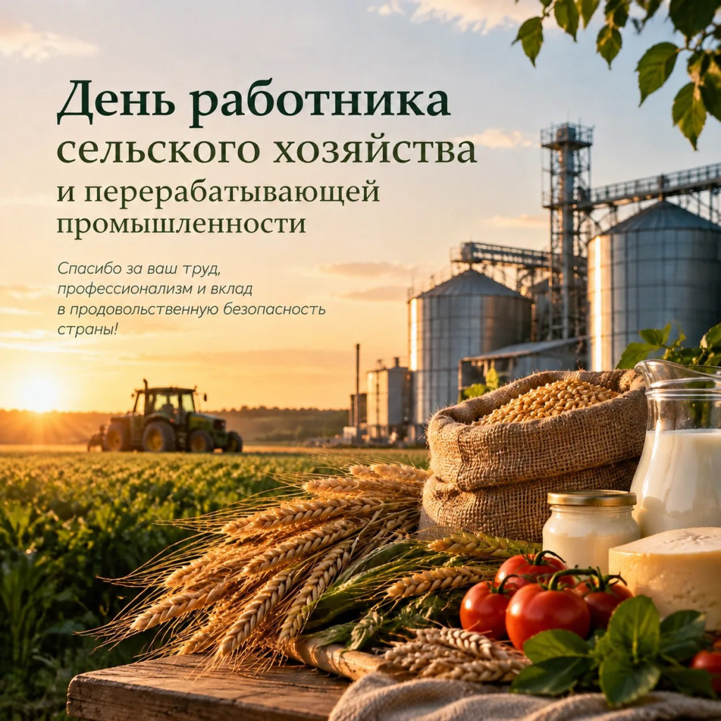 Сегодня — День работника сельского хозяйства и перерабатывающей промышленности